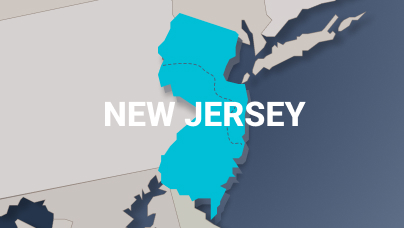 New Jersey state map
